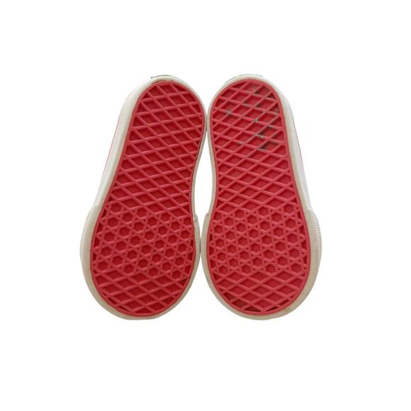 Vans Sk8-Hi Chambray Hearts Sneakers Size 4 - Picture 4 of 6